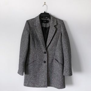 Vero Moda Grey Long Blazer/Coat